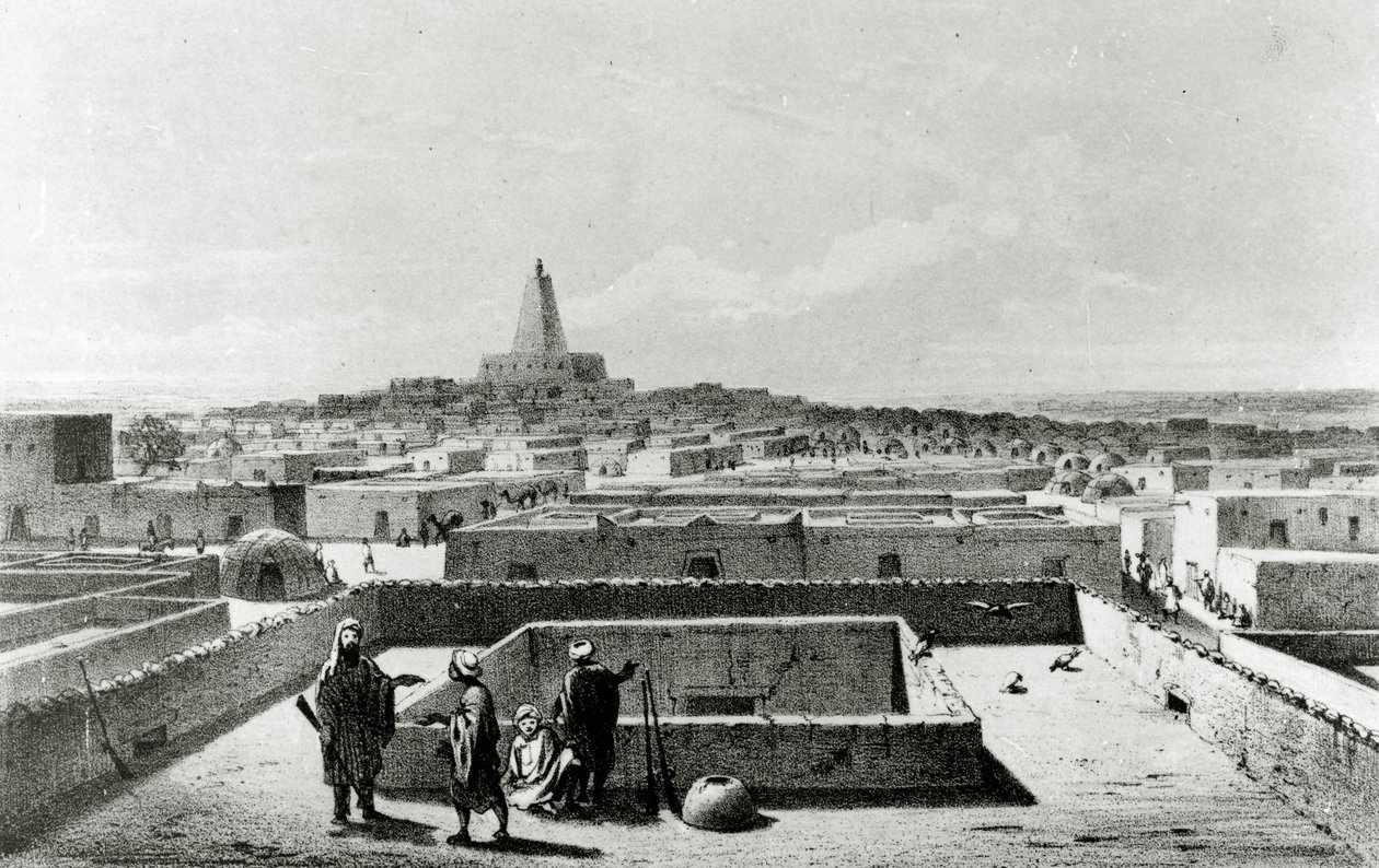 Tombouctou depuis la Terrasse de la Maison du Voyageur, de 