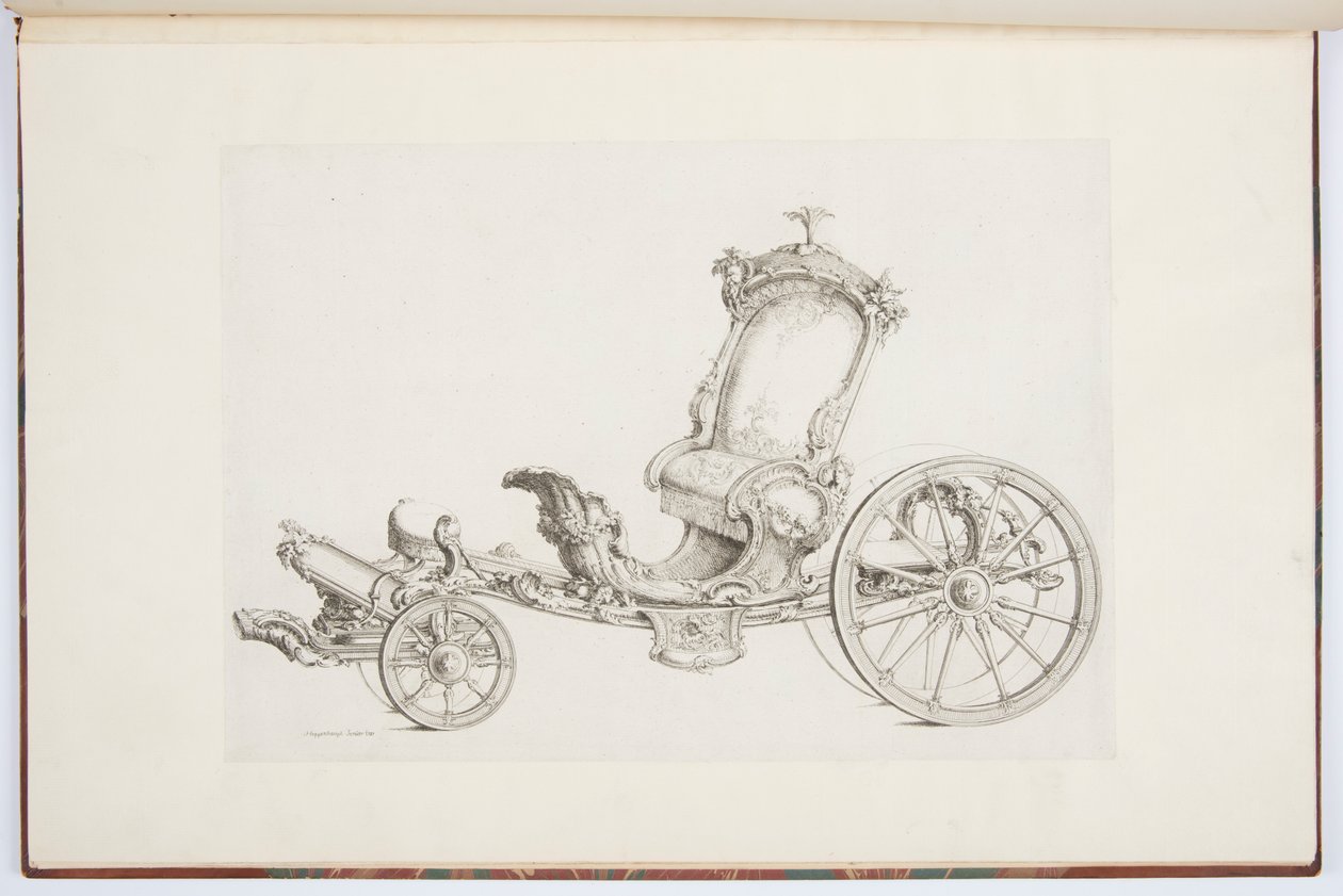 Conception pour un cabriolet - Johann Michael Hoppenhaupt II