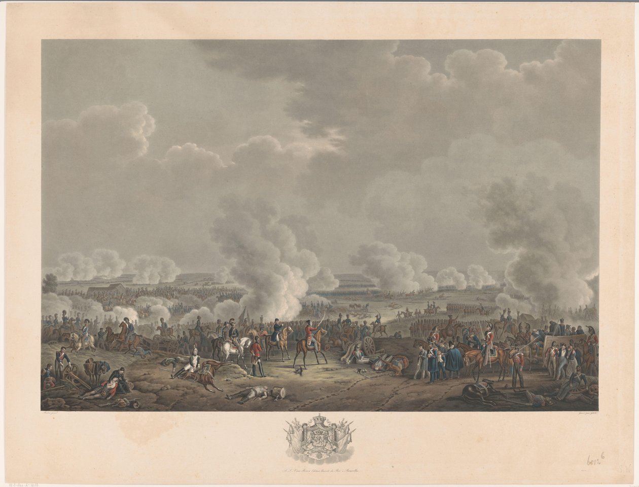 Bataille de Waterloo, 1815 - Johann Nepomuk Gibèle
