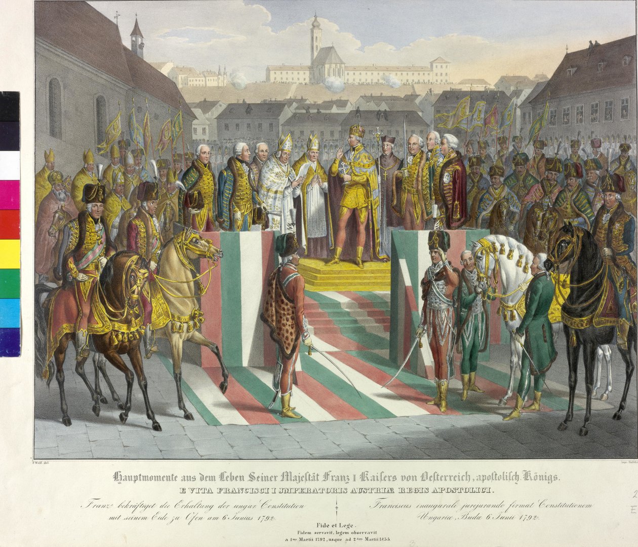 Couronnement au poêle 1792 - Johann Nepomuk Hoechle
