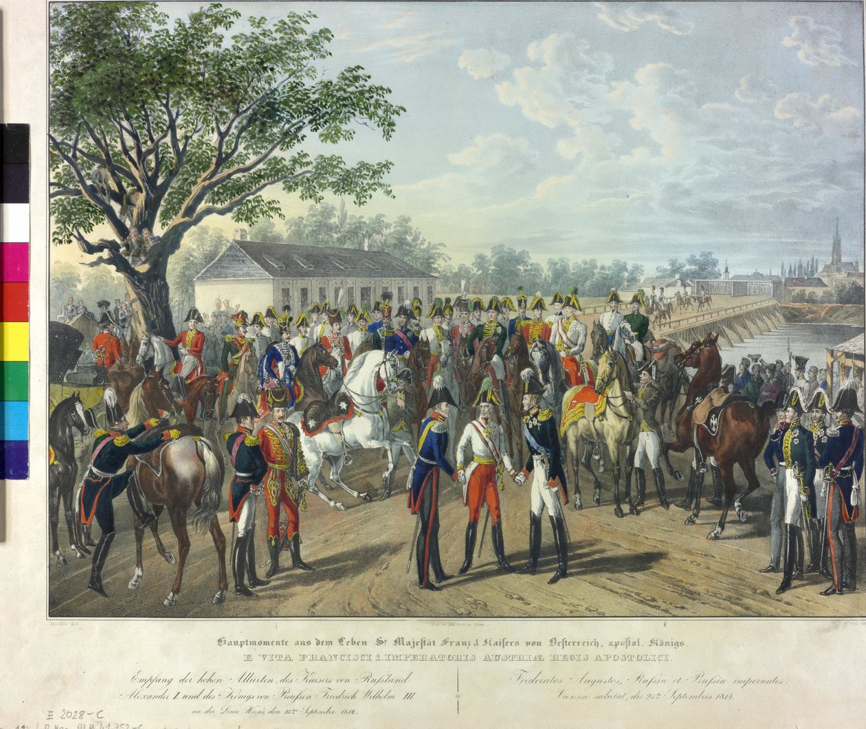 Réception des monarques alliés à Vienne 1814 - Johann Nepomuk Hoechle