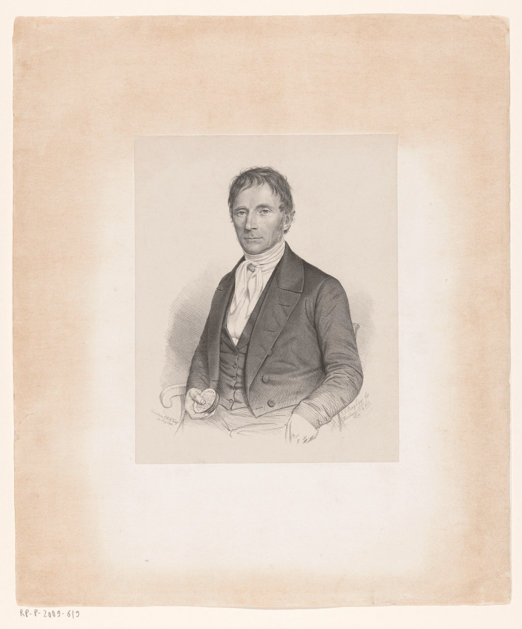 Portrait de jonkheer Hugo van Beresteyn - Johann Peter Berghaus