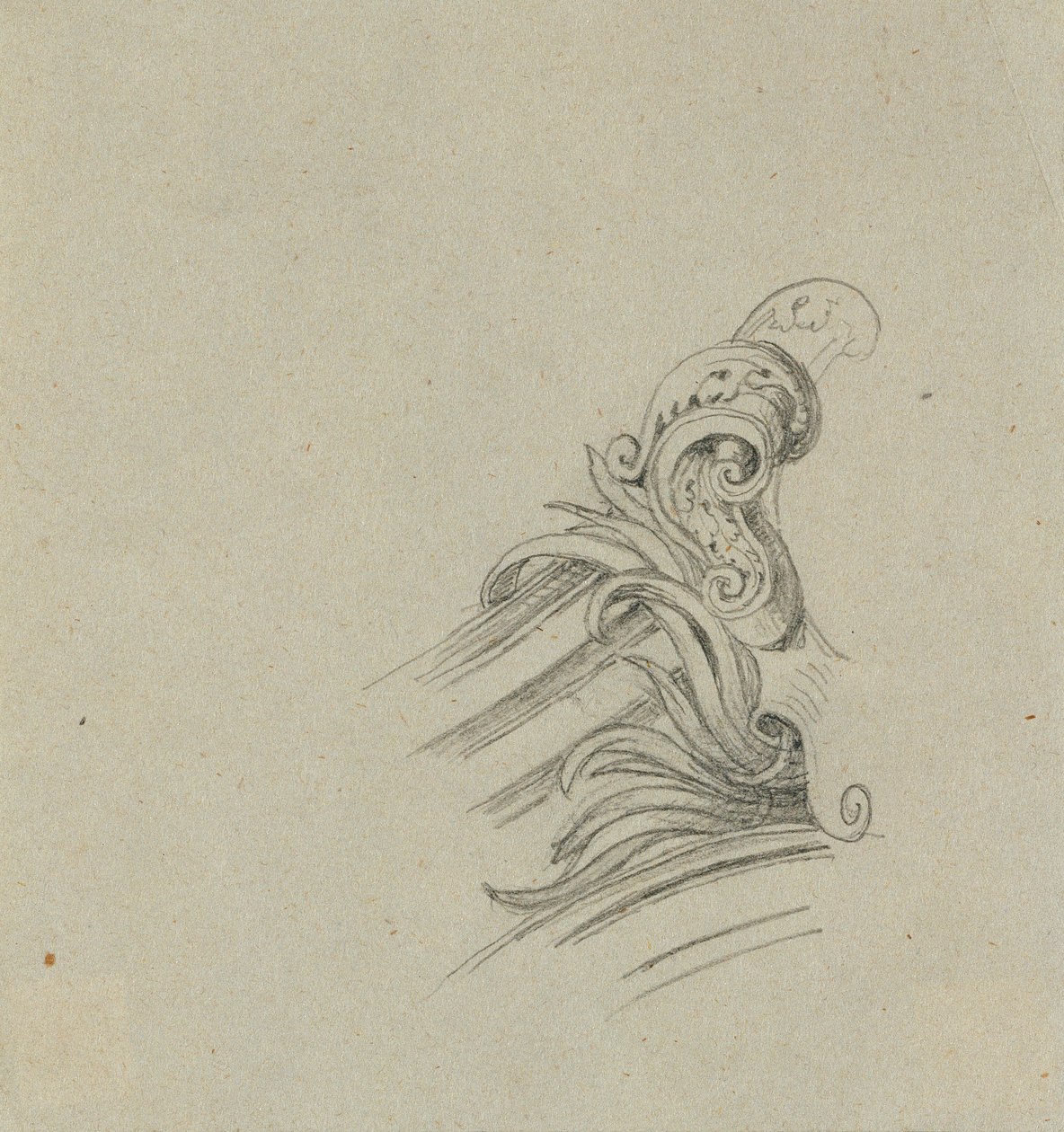 Fontaine dans le jardin des pêchers du Belvédère supérieur (détail) - Johann Peter Krafft