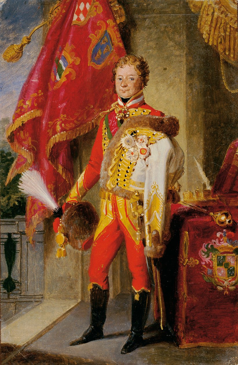 Ignaz Graf Gyulay von Naros-Nemeth et Nadaska en uniforme hongrois - Johann Peter Krafft