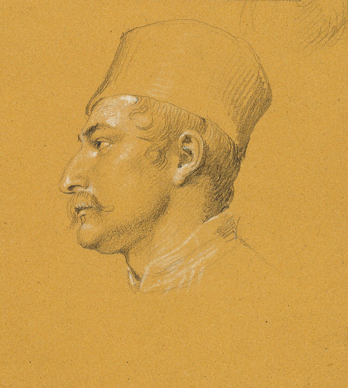 Étude de portrait pour "Sortie de Nikolaus Zrinyi devant la forteresse de Szigeth" - Johann Peter Krafft