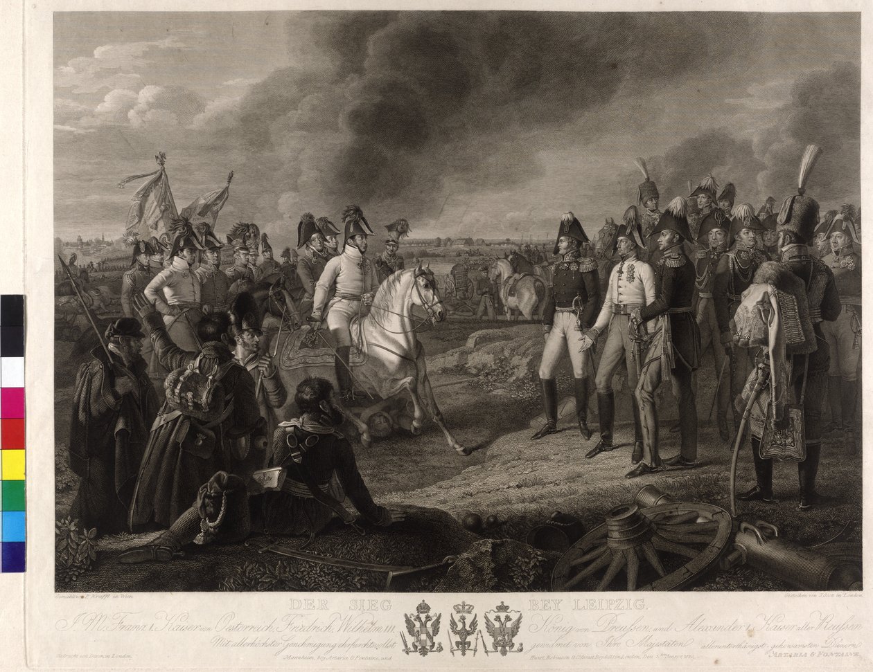 La victoire à Leipzig - Johann Peter Krafft
