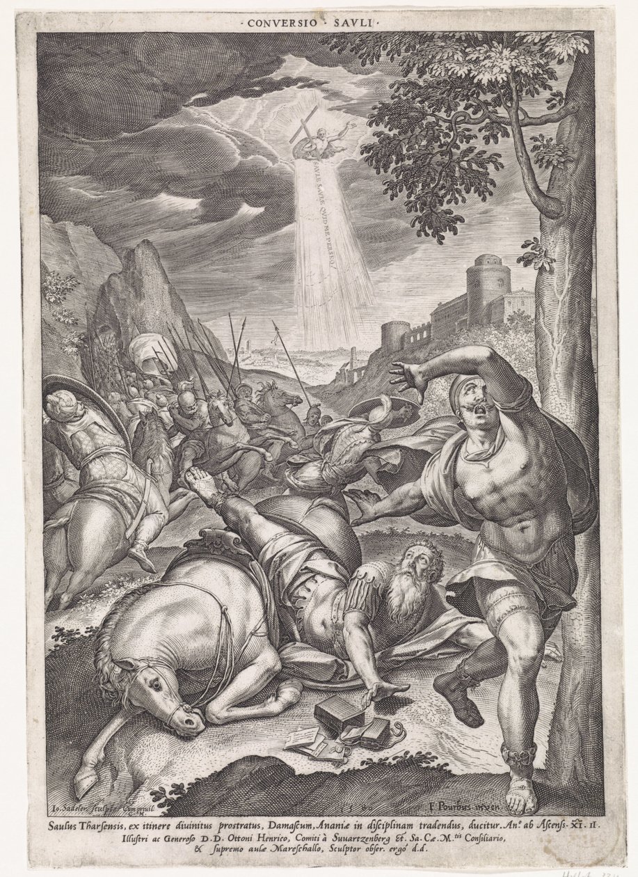 Conversion de Paul - Johann Sadeler (I)