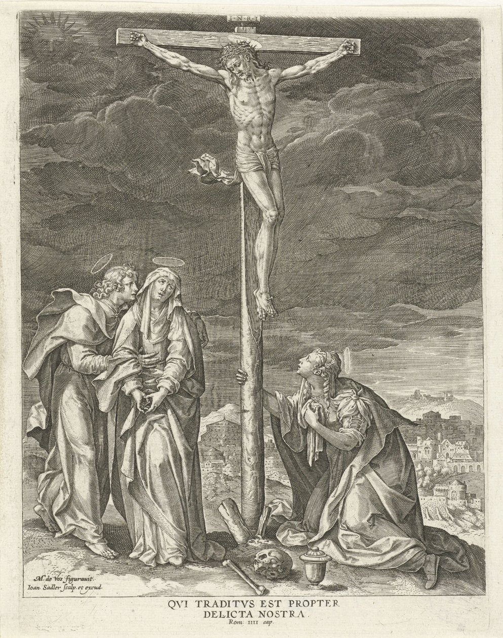 Christ en croix - Johann Sadeler (I)