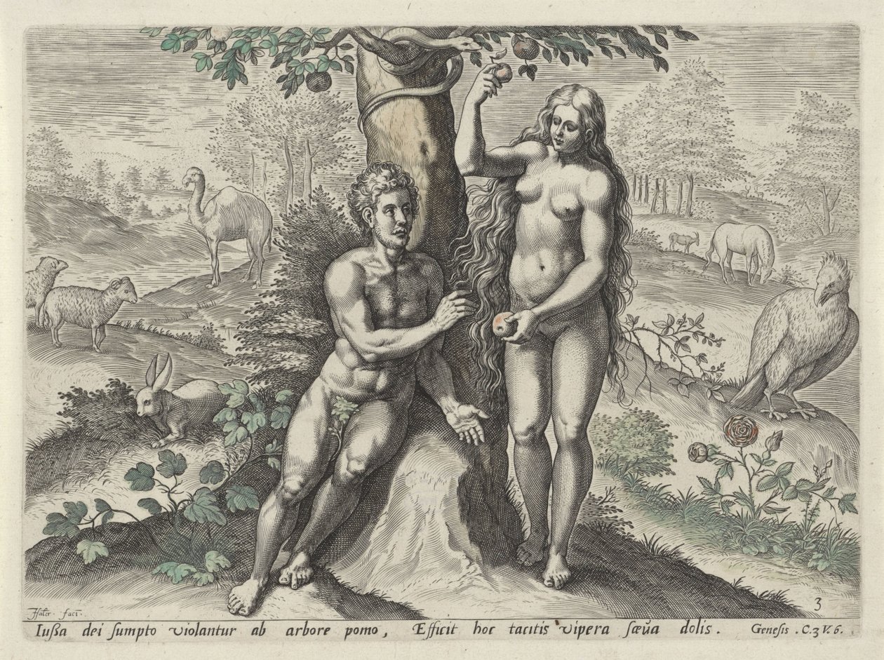 Ève tentant Adam (La Chute de l