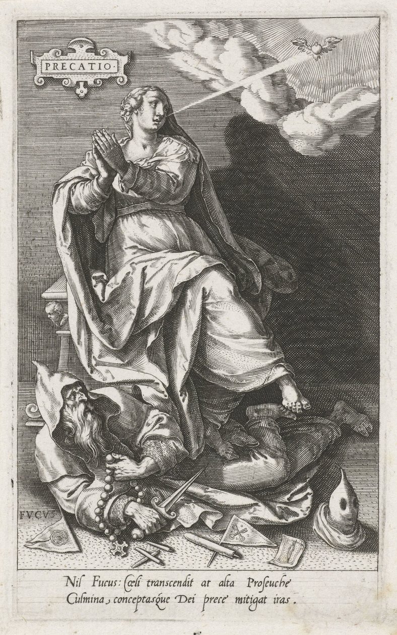 La prière (Precatio) triomphe de l