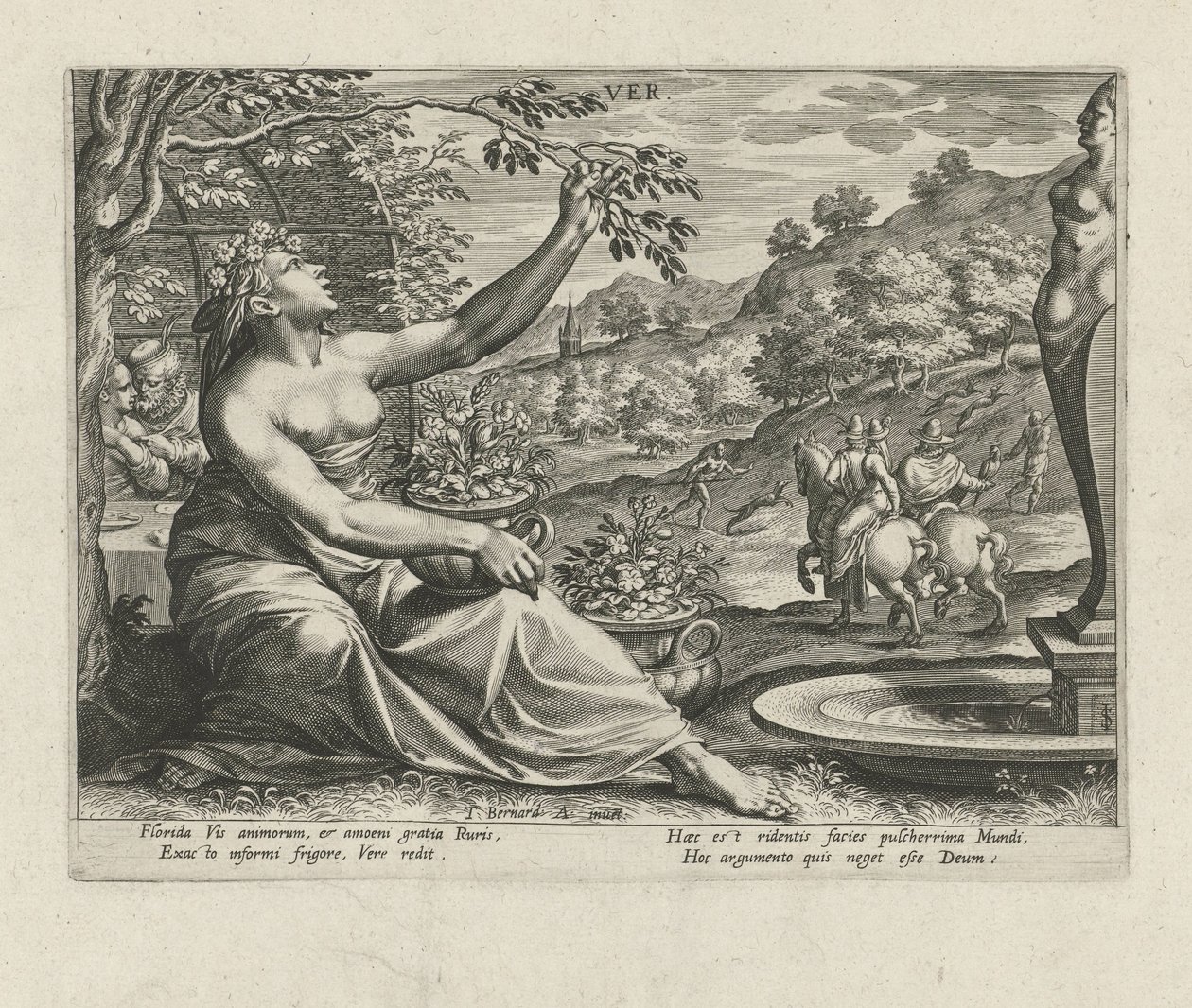 Printemps - Johann Sadeler (I)