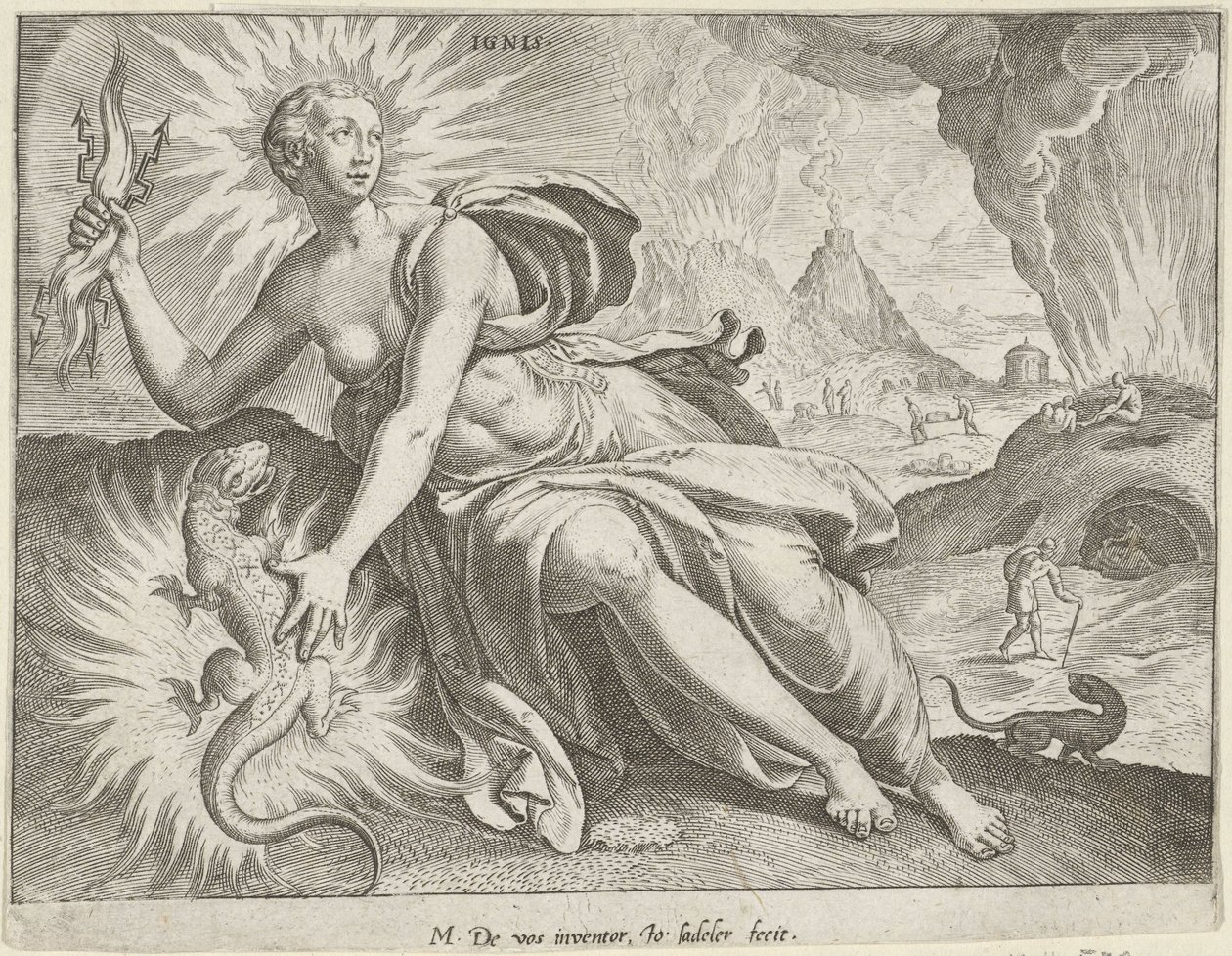 Feu - Johann Sadeler (I)