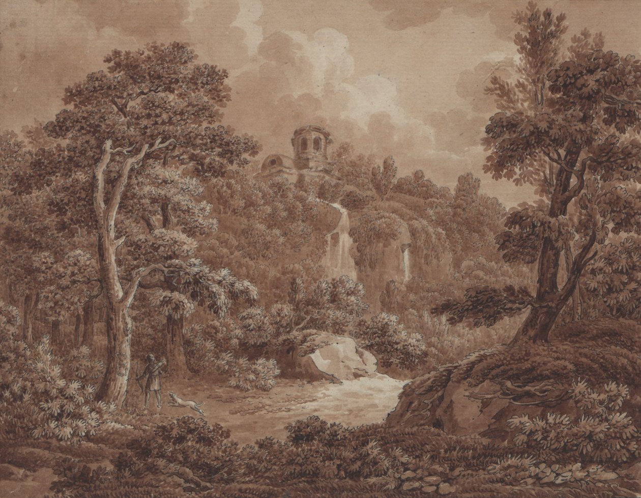 Paysage arcadien avec un chasseur et son chien - Johann Sebastian Bach