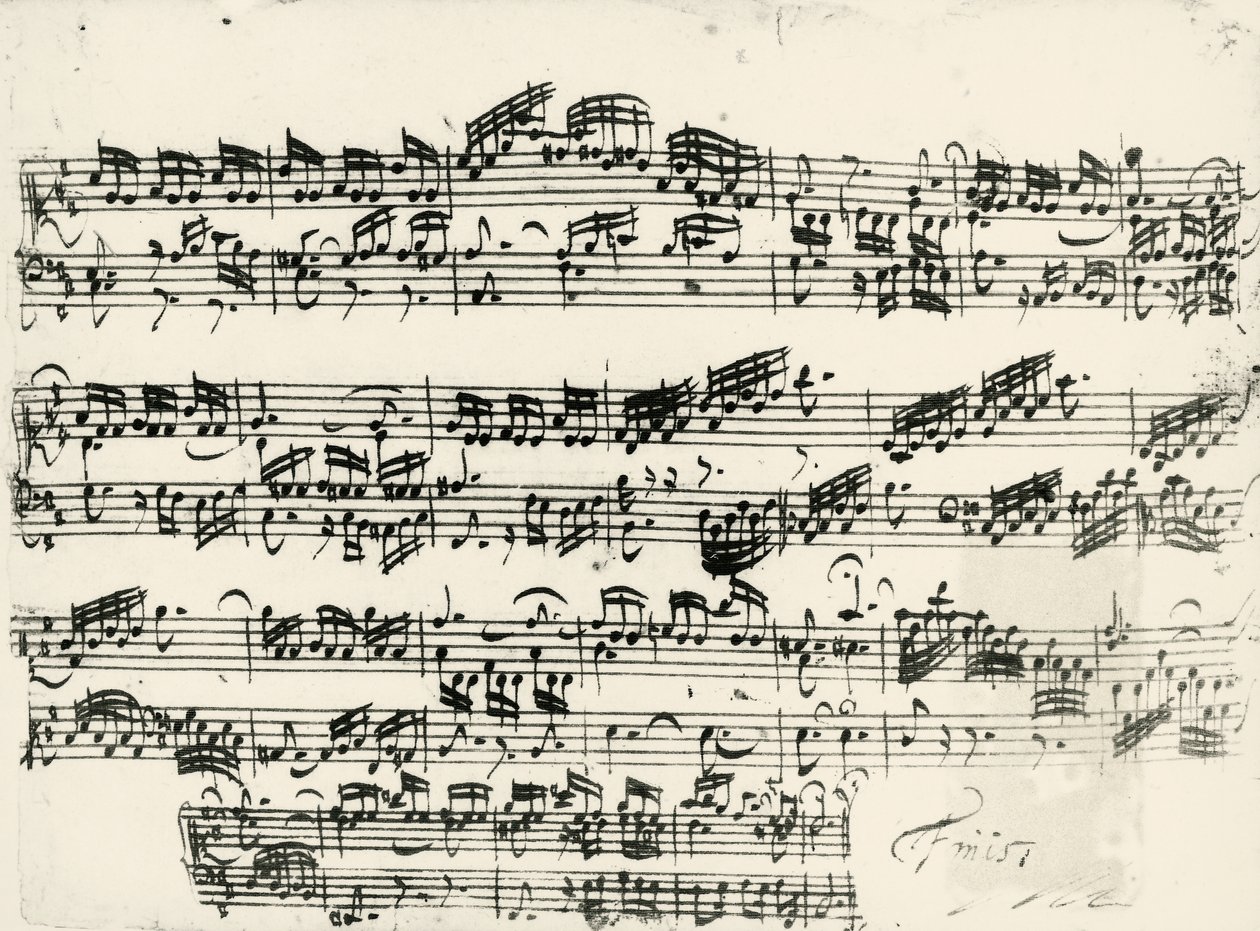 Partition pour 15 Inventions BWV 772-801, contrepoint à 2 voix - Johann Sebastian Bach