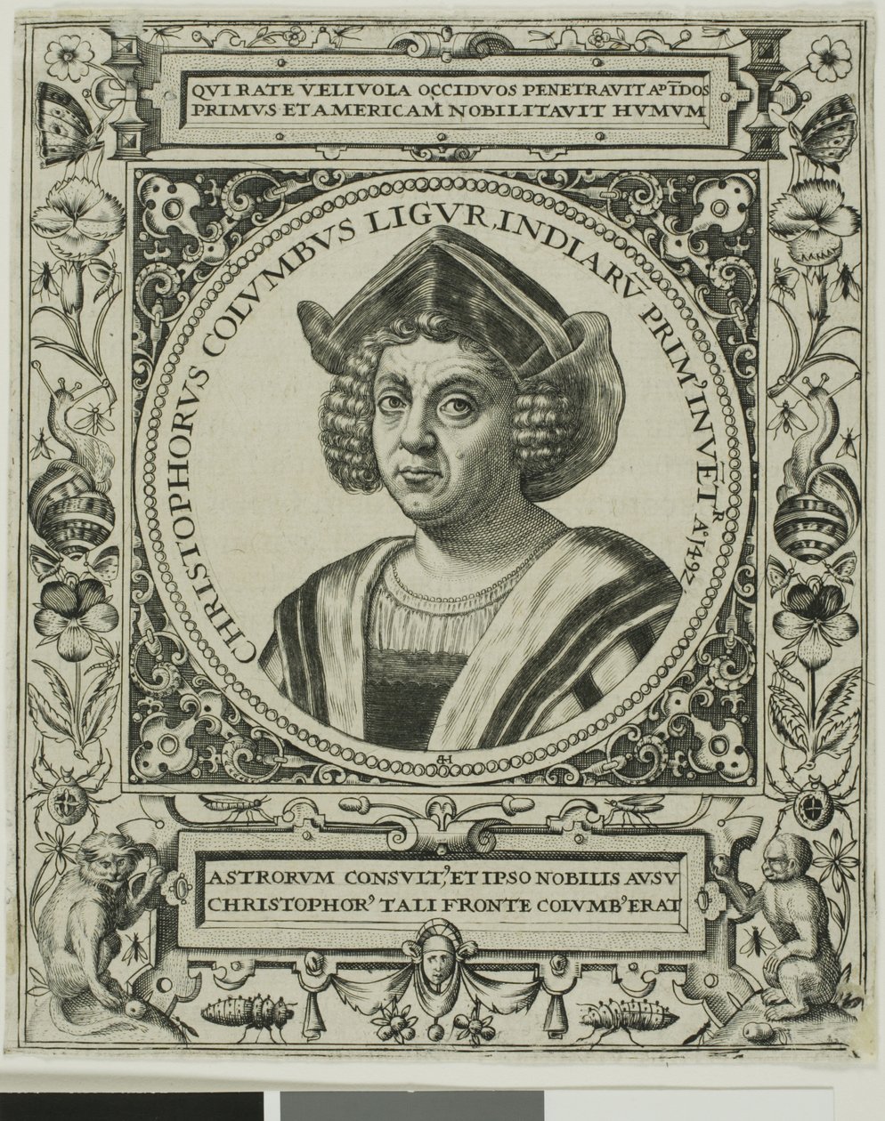 Christophe Colomb, frontispice du volume 5 de l