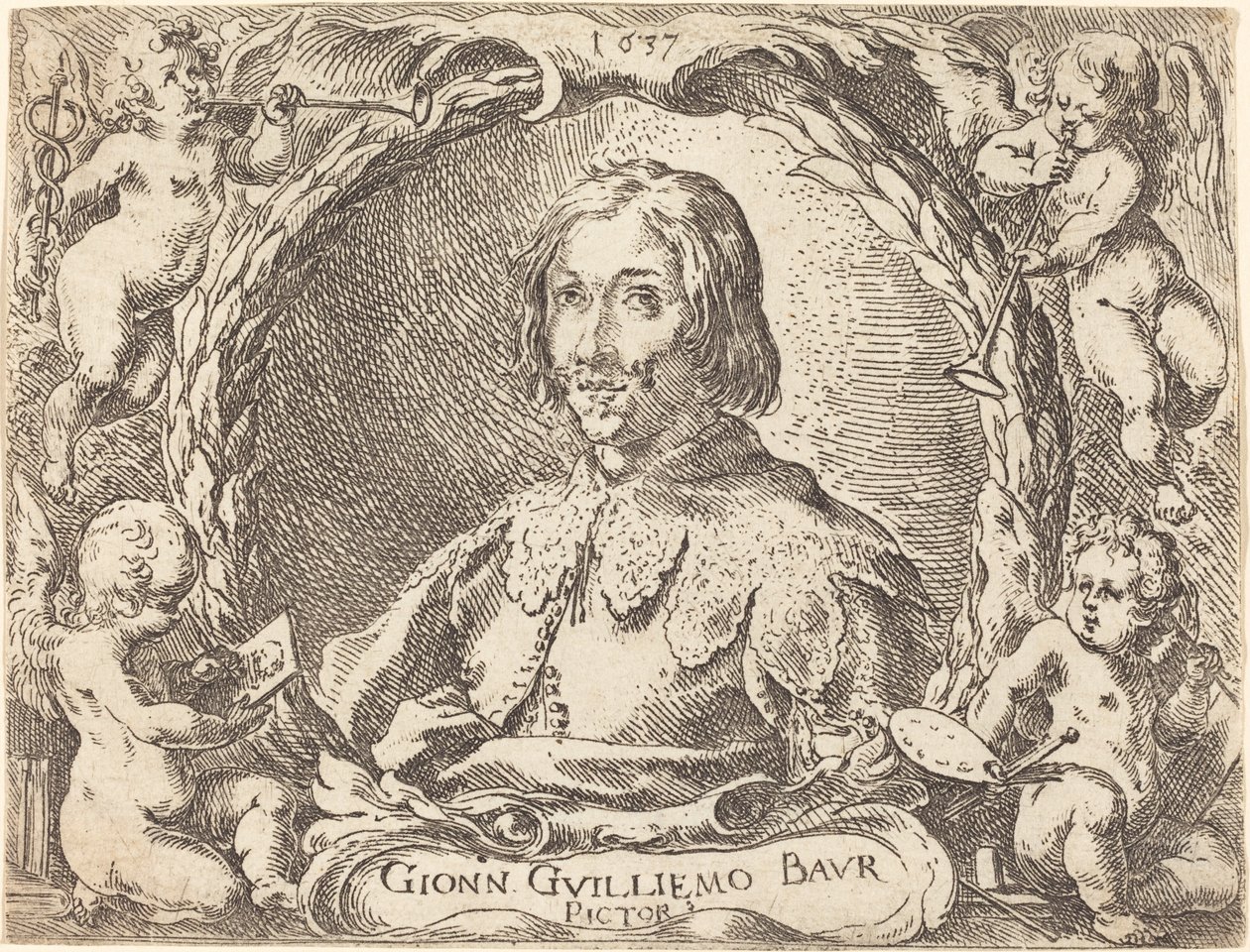 Capricci di varie battaglie (Frontispice) - Johann Wilhelm Baur