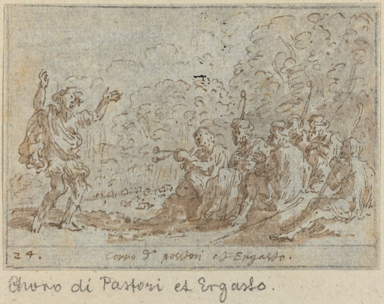 Chœur de bergers et Ergasto - Johann Wilhelm Baur