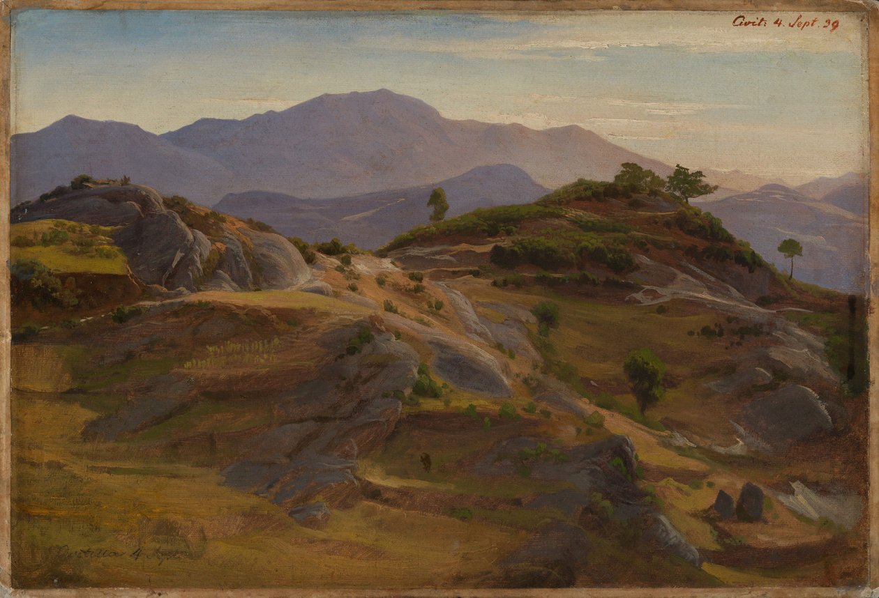 Paysage près de Civitella - Johann Wilhelm Schirmer