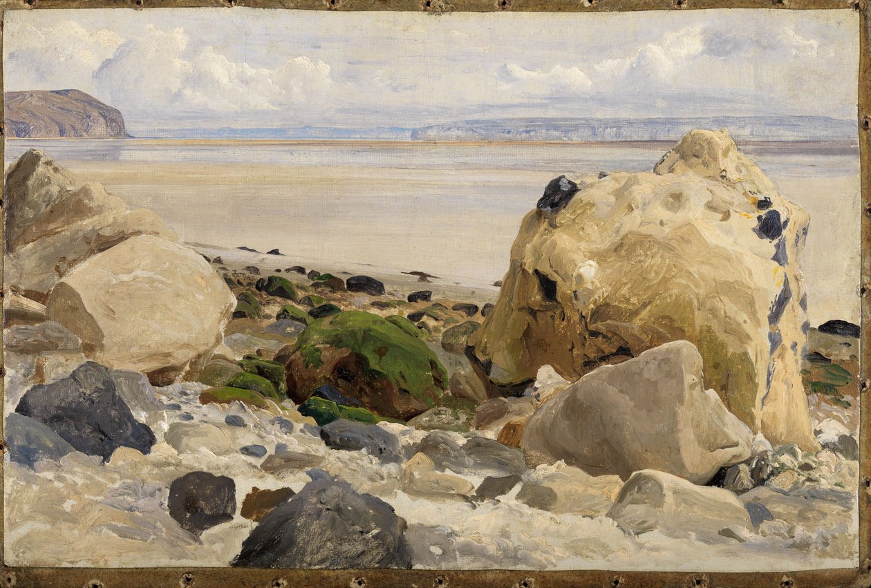 Plage rocheuse - Johann Wilhelm Schirmer
