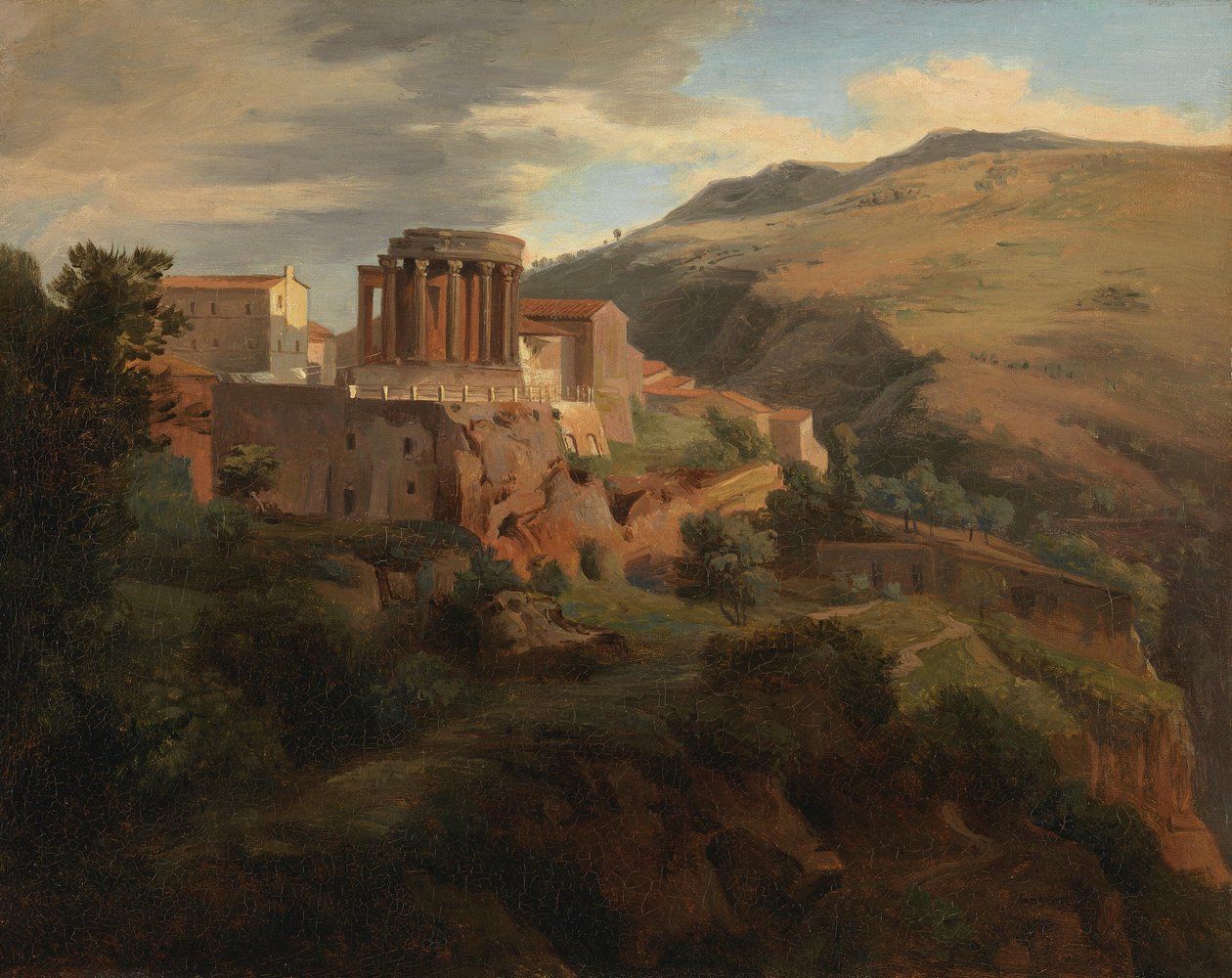 Tivoli et le temple de Vesta - Johann Wilhelm Schirmer