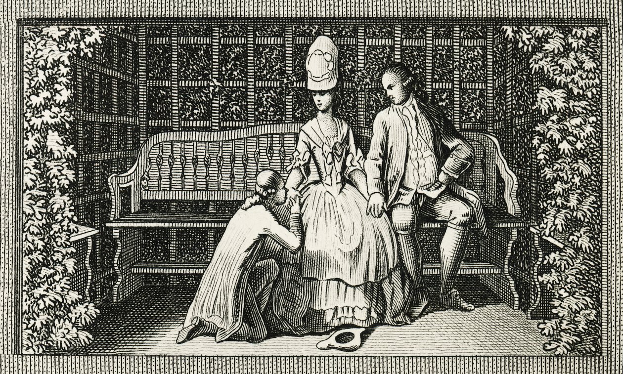 Les Souffrances du jeune Werther, gravure inspirée du roman de Johann Wolfgang von Goethe - Johann Wolfgang von Goethe