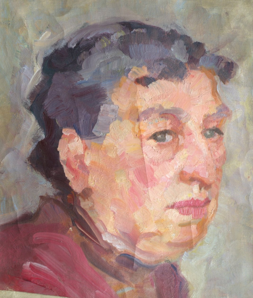 Portrait de dame - Johanna Kampmann Freund