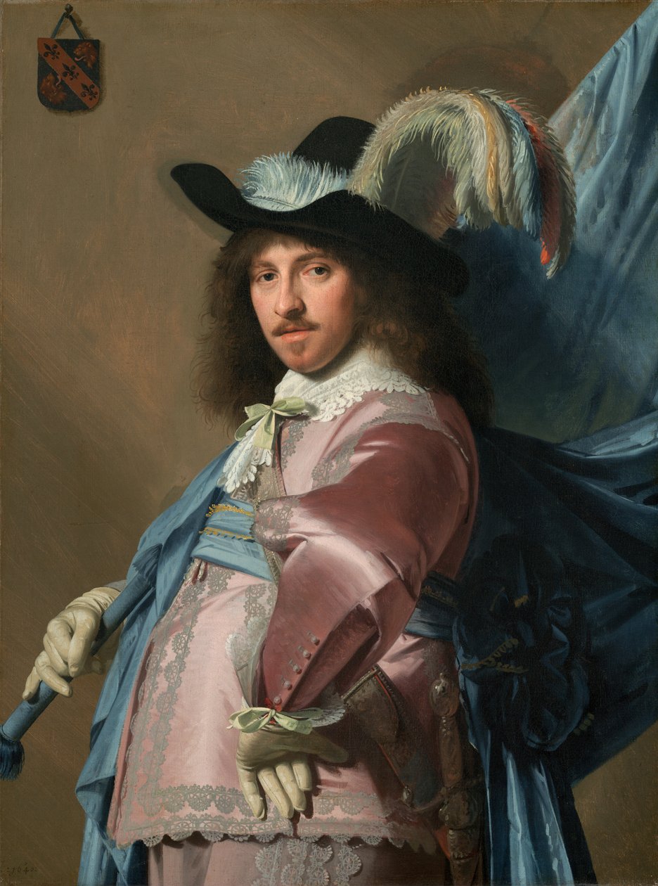 Andries Stilte en tant que porte-étendard - Johannes Cornelisz. Verspronck