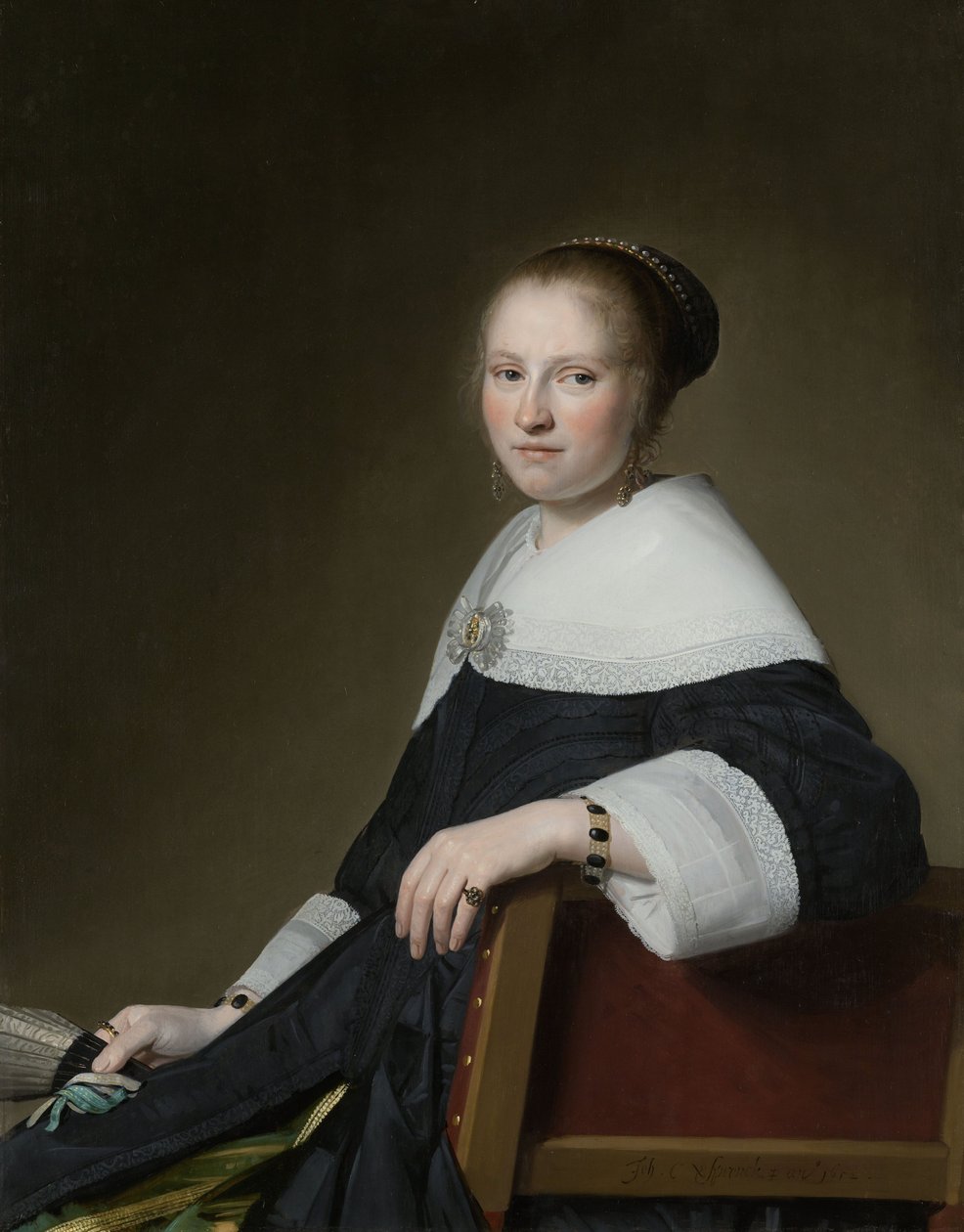 Portrait de Maria Strijp - Johannes Cornelisz. Verspronck