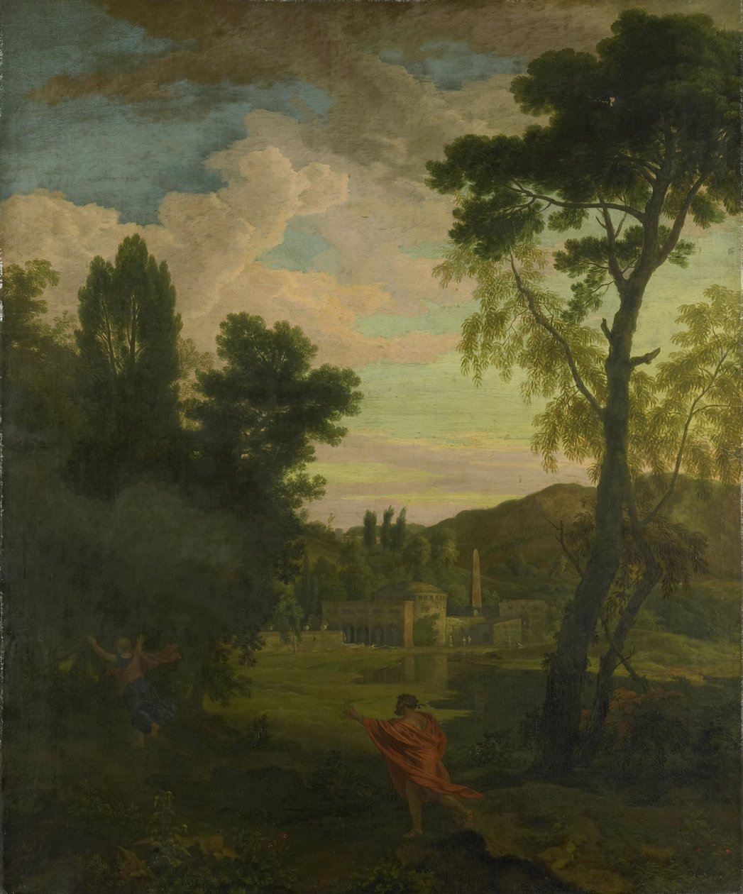 Paysage arcadien avec Jupiter et Io - Johannes (1646-c.1726) Glauber