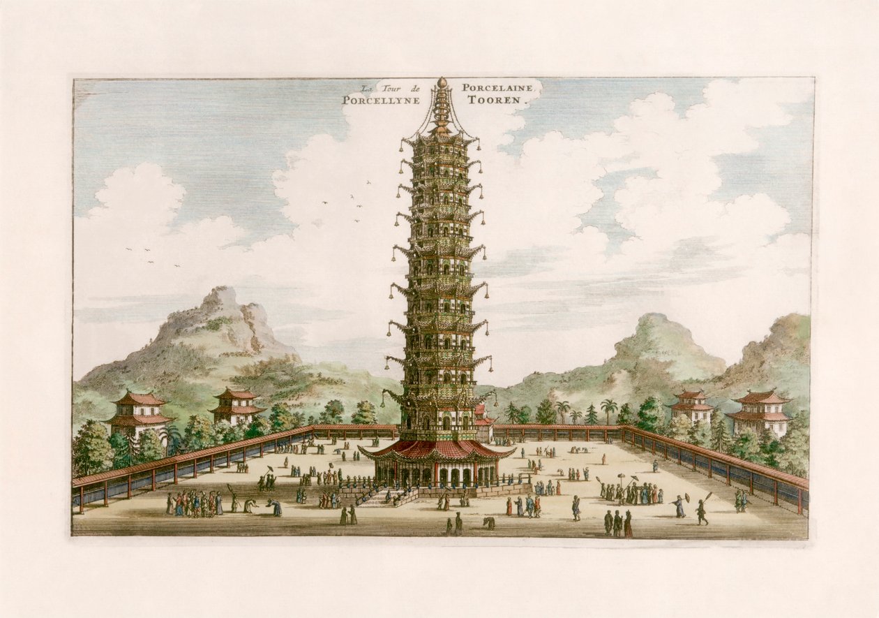 La Tour de Porcelaine - Johannes (after) Nieuhof
