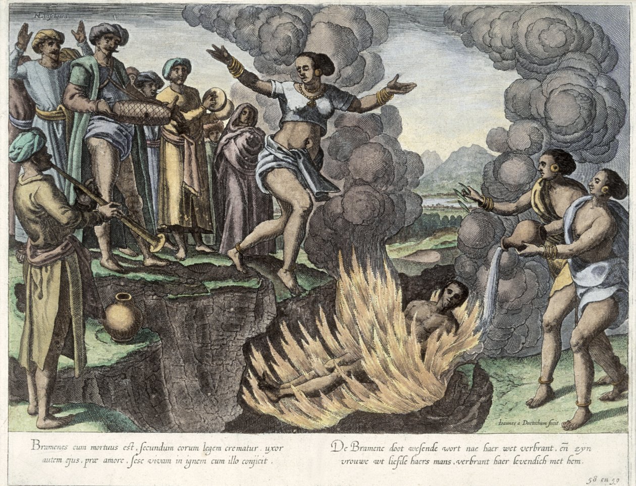 Sati, illustration de 