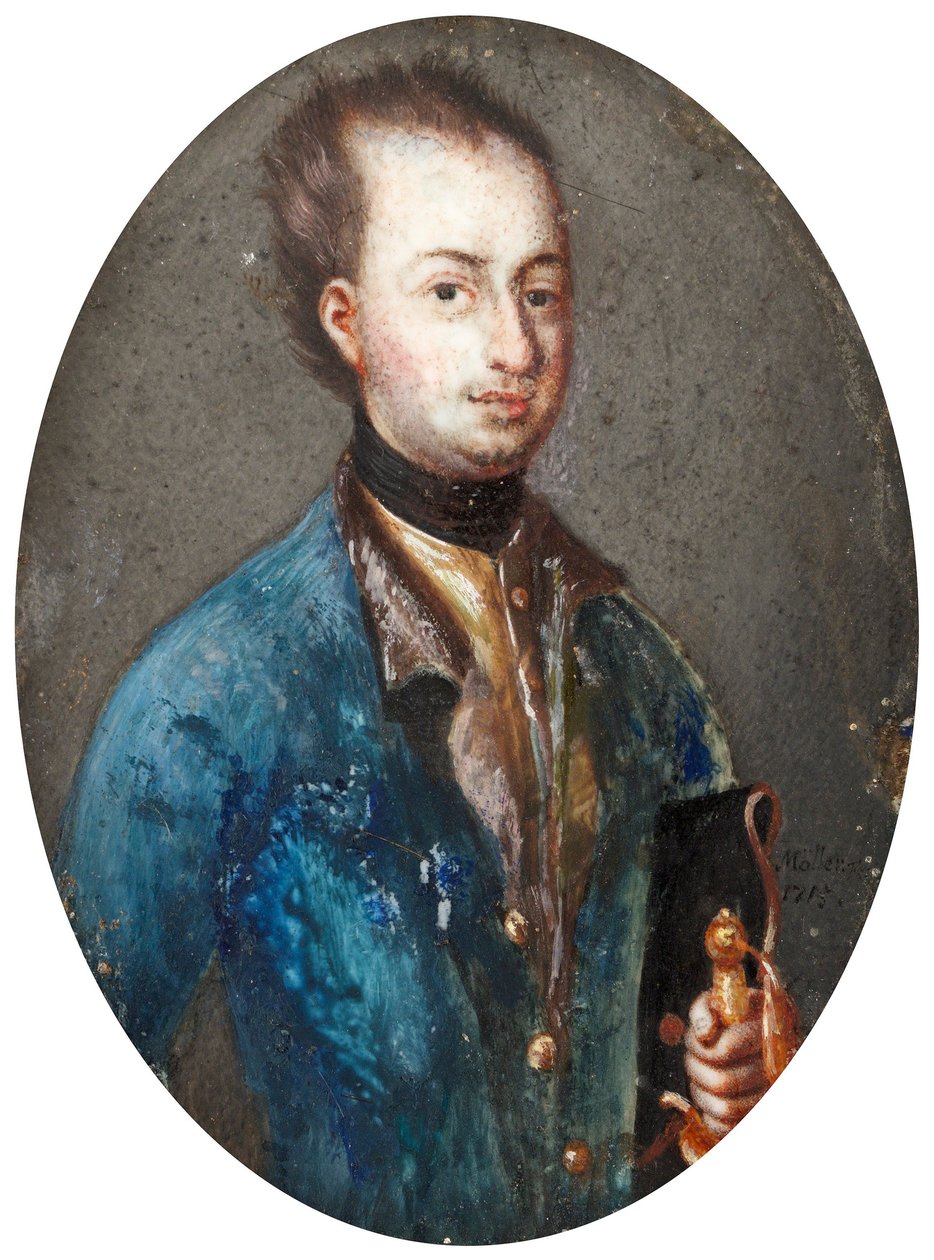 Portrait du roi Charles XII de Suède 1682-1718 - Johannes Heinrich Möller
