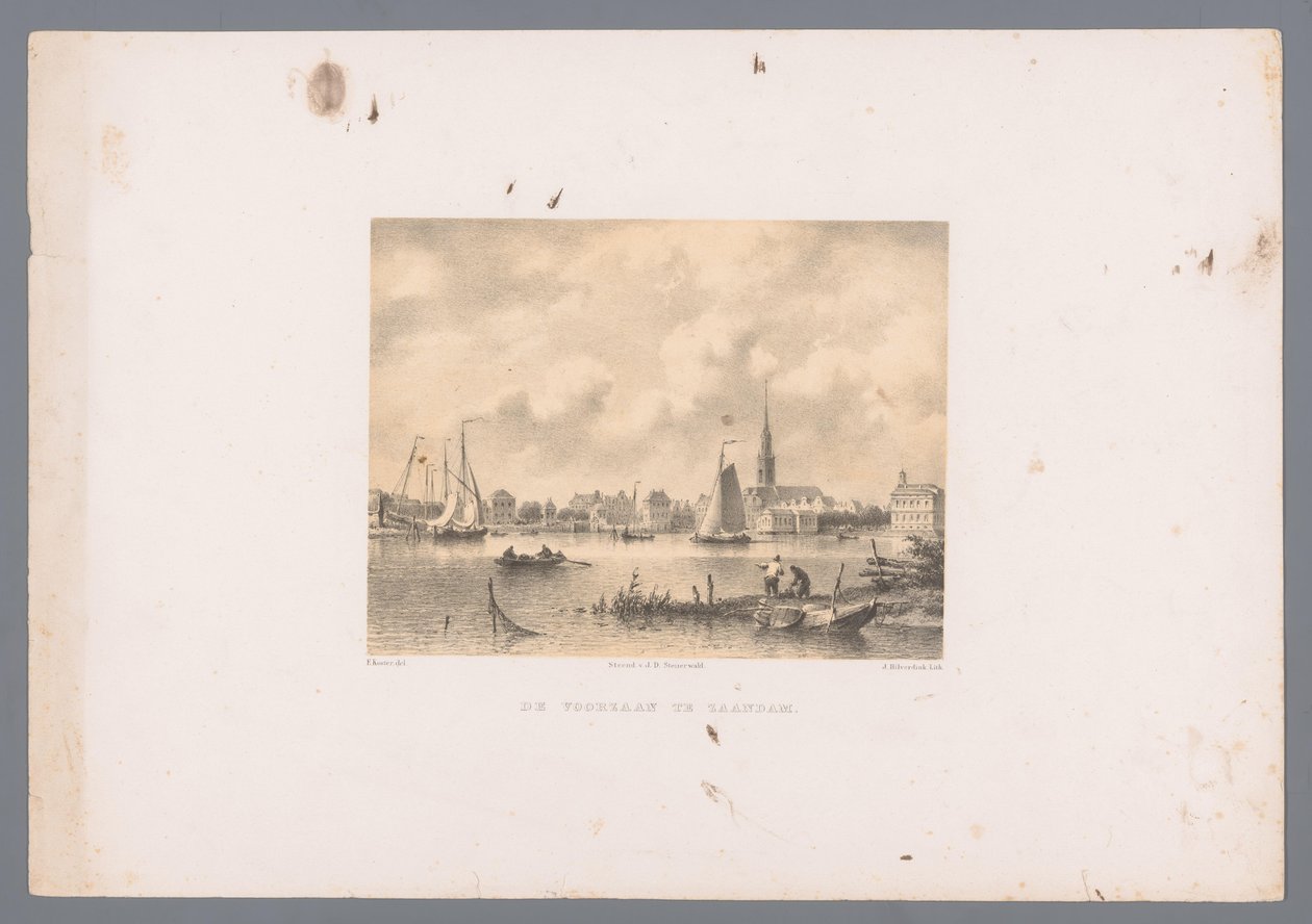 Voorzaan à Zaandam - Johannes Hilverdink