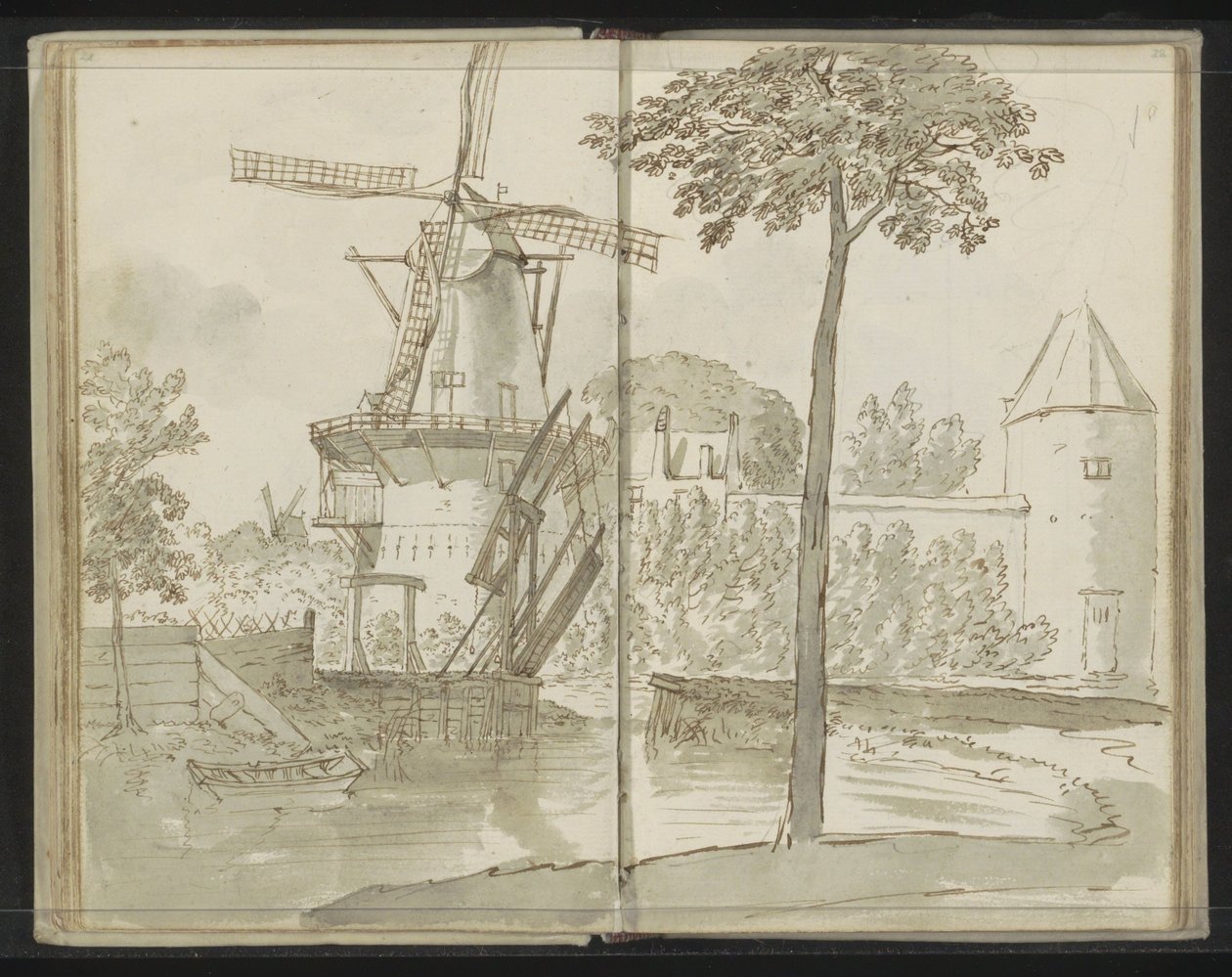 Moulin de Delft au Spoorsingel - Johannes Huibert Prins