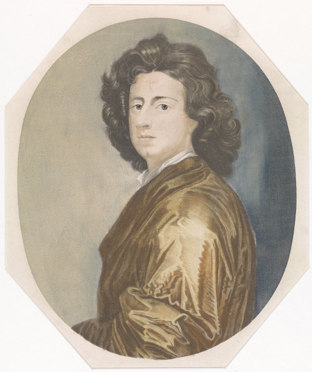 Portrait du peintre Gottfried Kneller - Johannes Jacobsz van den Aveele (attributed to)