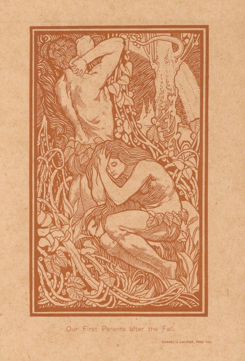 Adam et Ève après la chute - Johannes Josephus Aarts