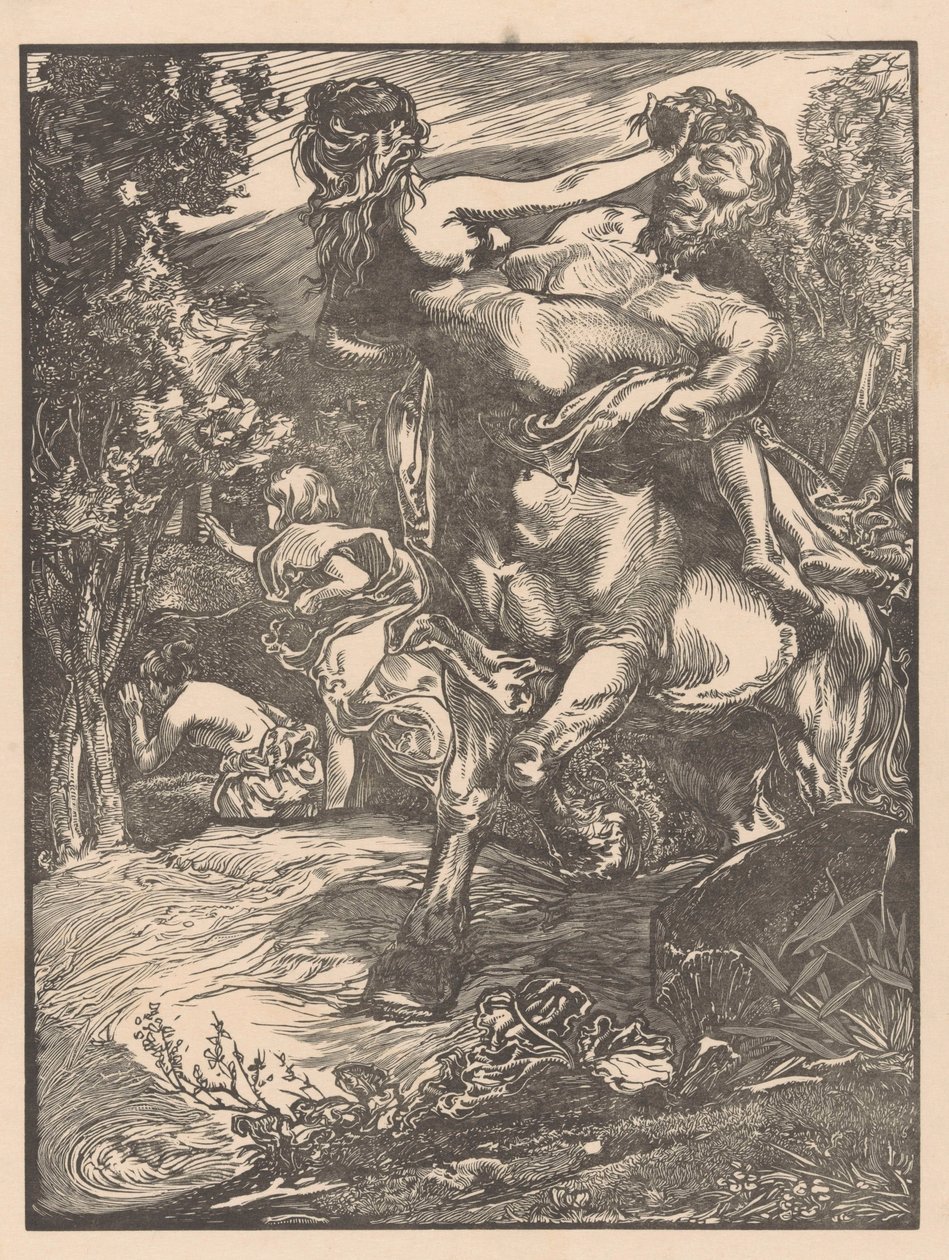 Centaure enlevant une femme - Johannes Josephus Aarts