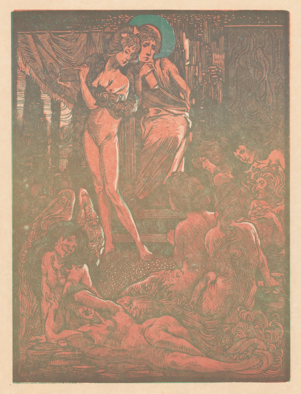 Neuf figures féminines fantastiques - Johannes Josephus Aarts