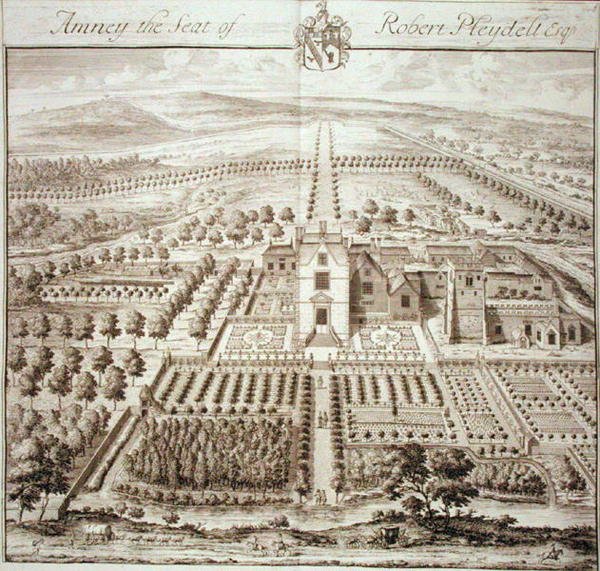 Amney, le siège de Robert Pleydell, Esq. - Johannes Kip