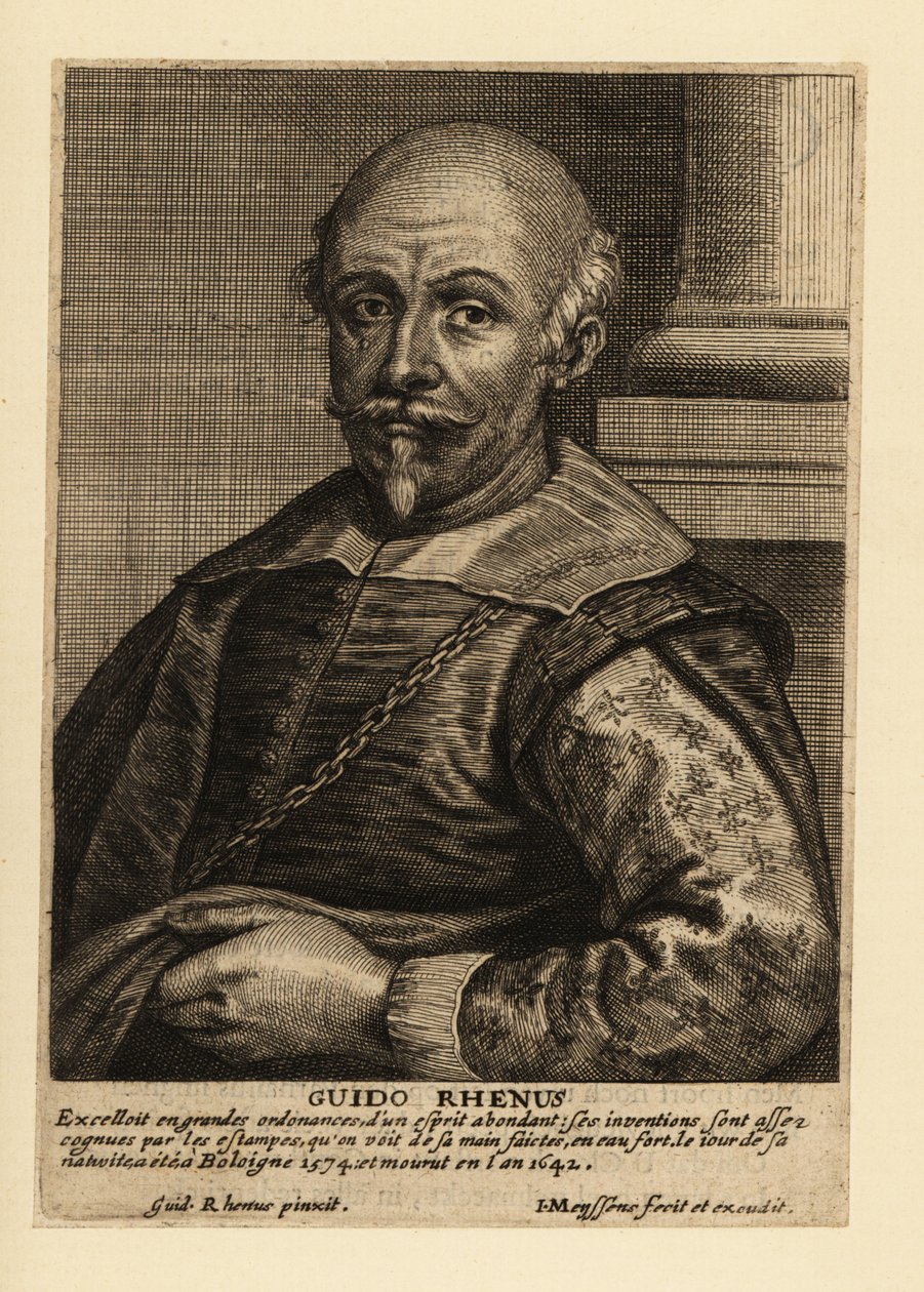 Portrait de Guido Reni, peintre italien de l