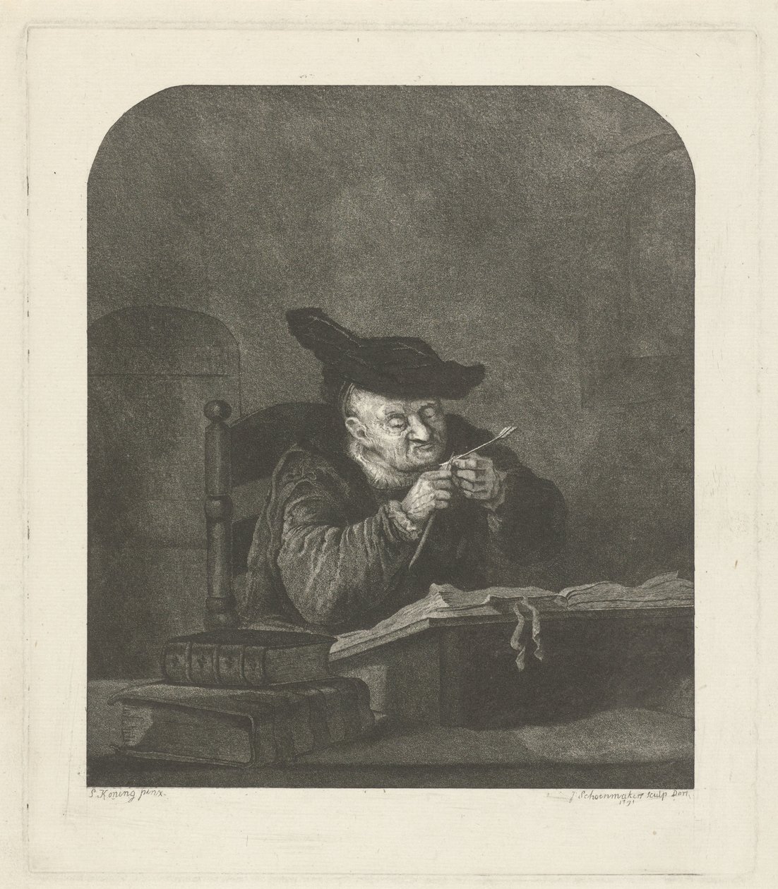 Tailleur de plumes - Johannes Schoenmakers