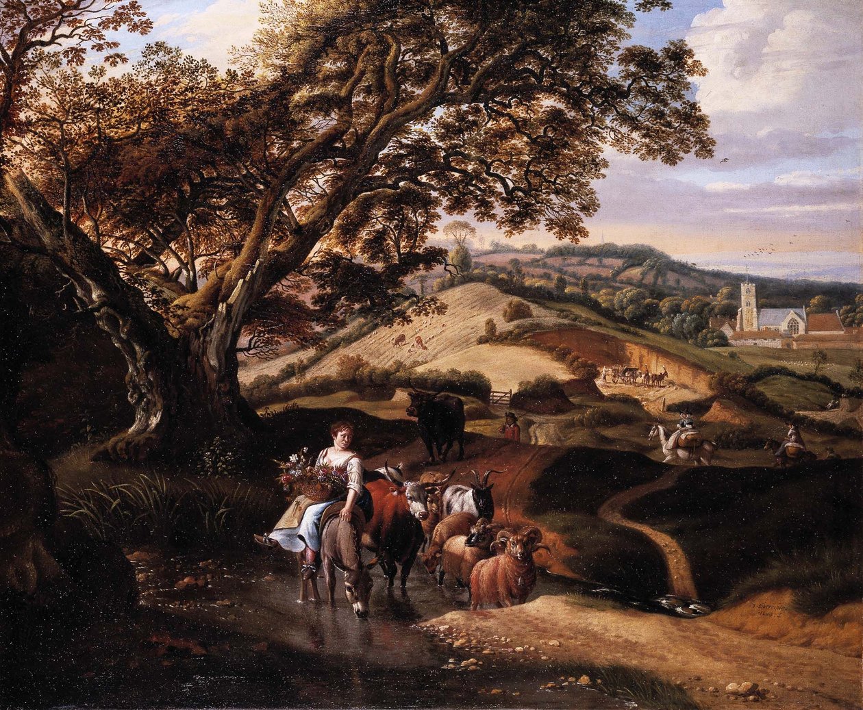 Un paysage pastoral - Johannes Siberechts