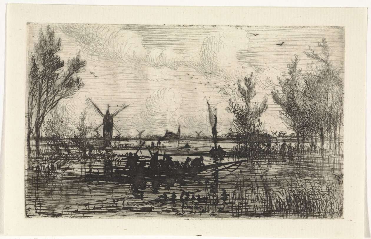 Paysage hollandais - Johannes Tavenraat