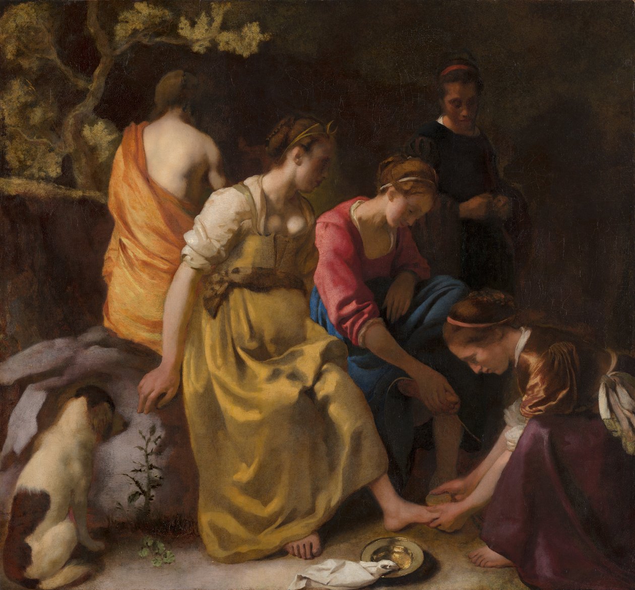 Diana und ihre Nymphen - Johannes Vermeer