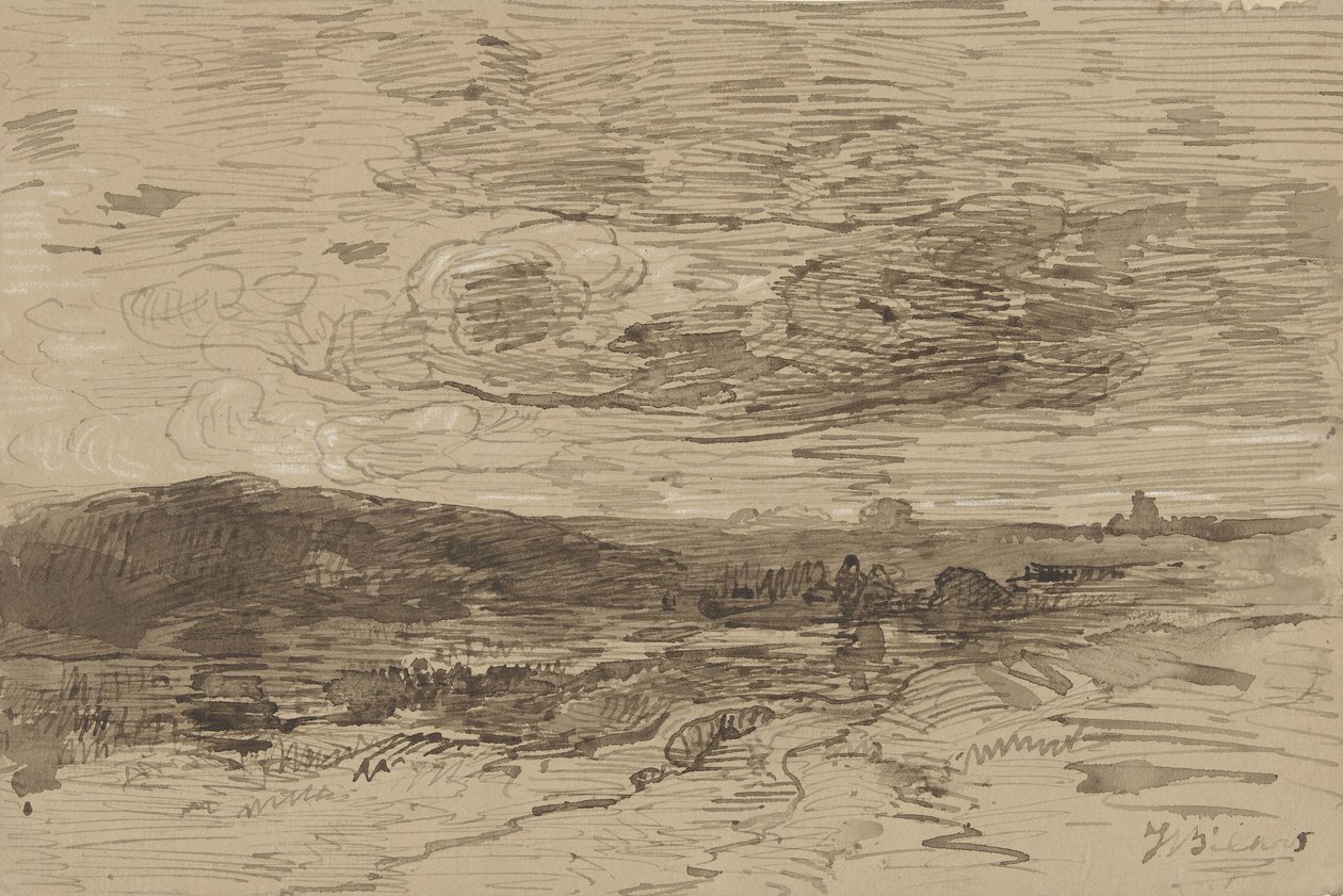 Bruyère en Drente - Johannes Warnardus Bilders