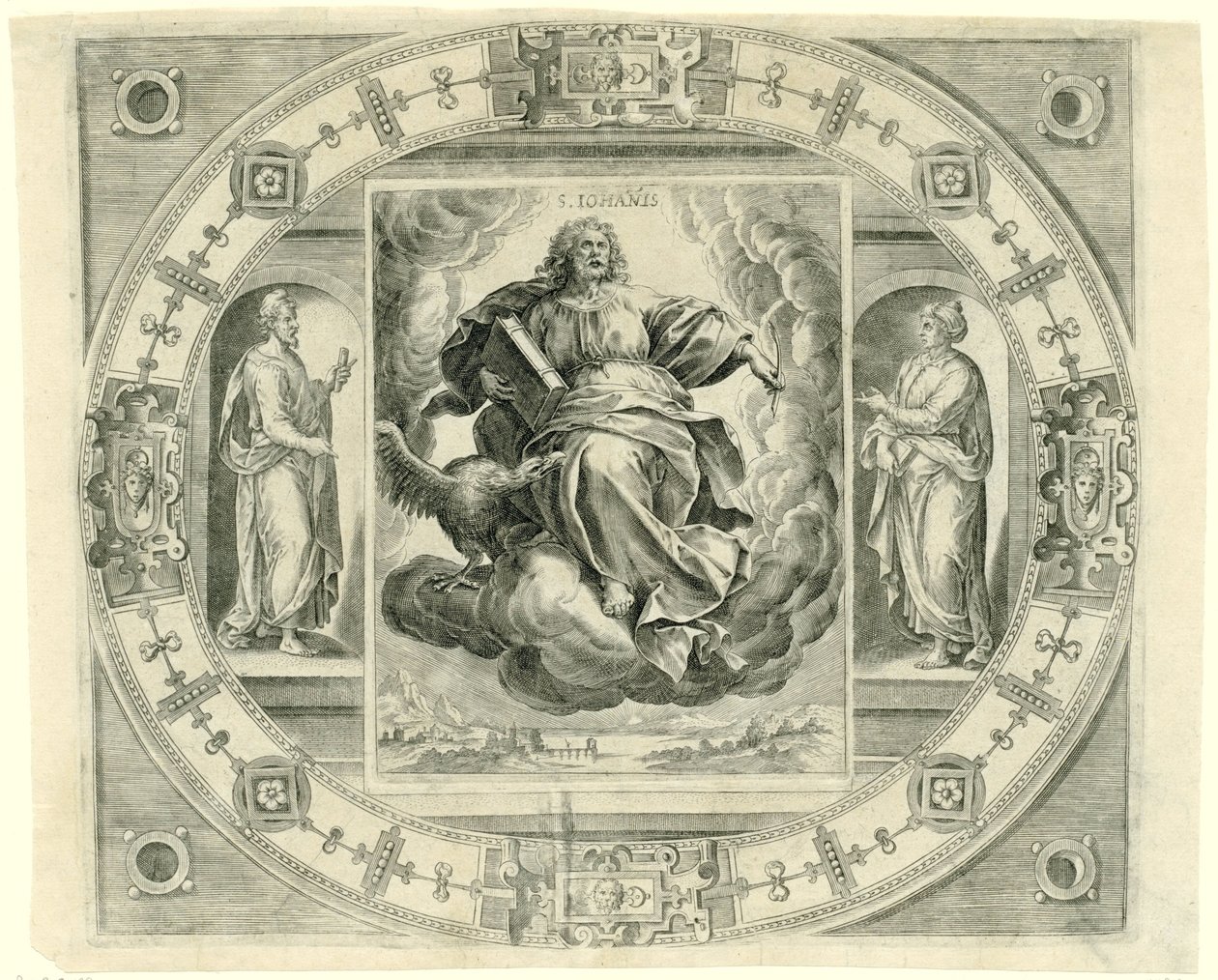 Évangéliste Jean - Johannes Wierix (rejected attribution)