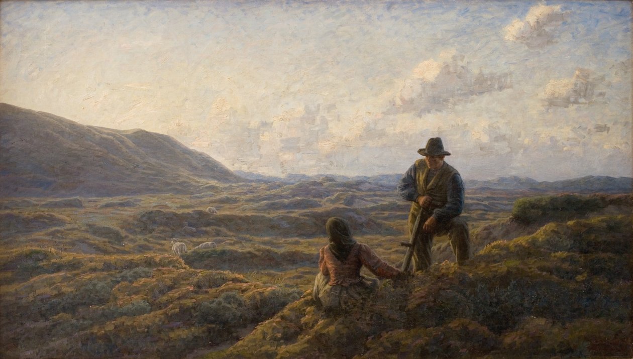 Idylle sur la lande - Johannes Wilhjelm