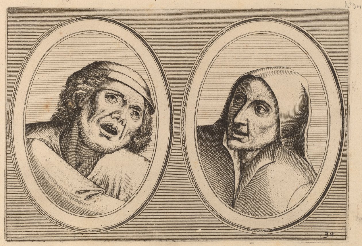 "Harme Snap-op" et "Keursje-sonder-naed" - Johannes and Lucas van Doetechum after Pieter Bruegel the Elder