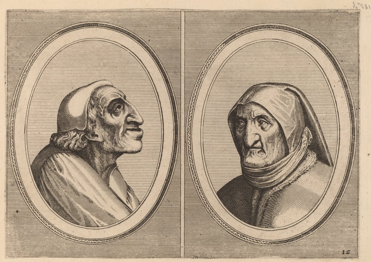 "Pater Muylaert" et "Mater Bille-bloots" - Johannes and Lucas van Doetechum after Pieter Bruegel the Elder