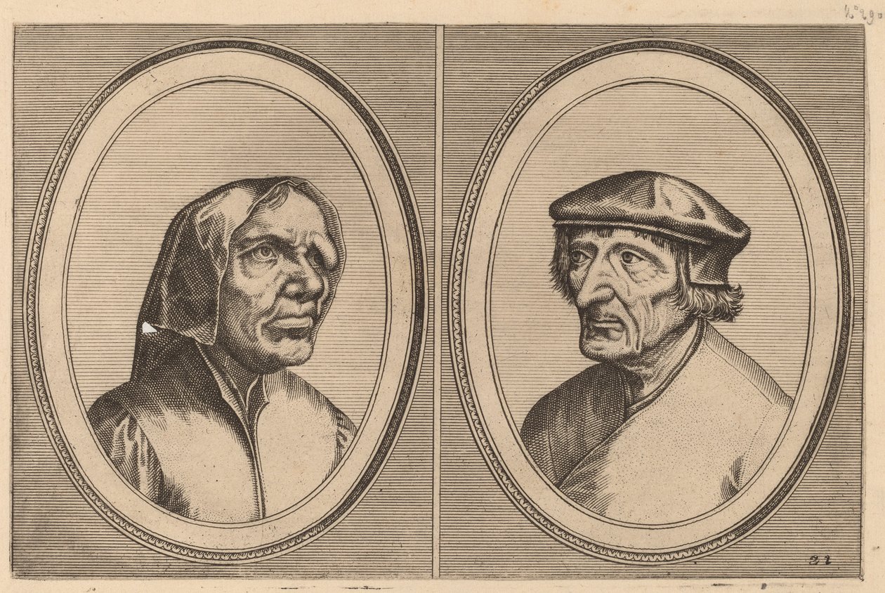 "Trijn Bulle-bacx" et "Voorsichtighe Oenne" - Johannes and Lucas van Doetechum after Pieter Bruegel the Elder